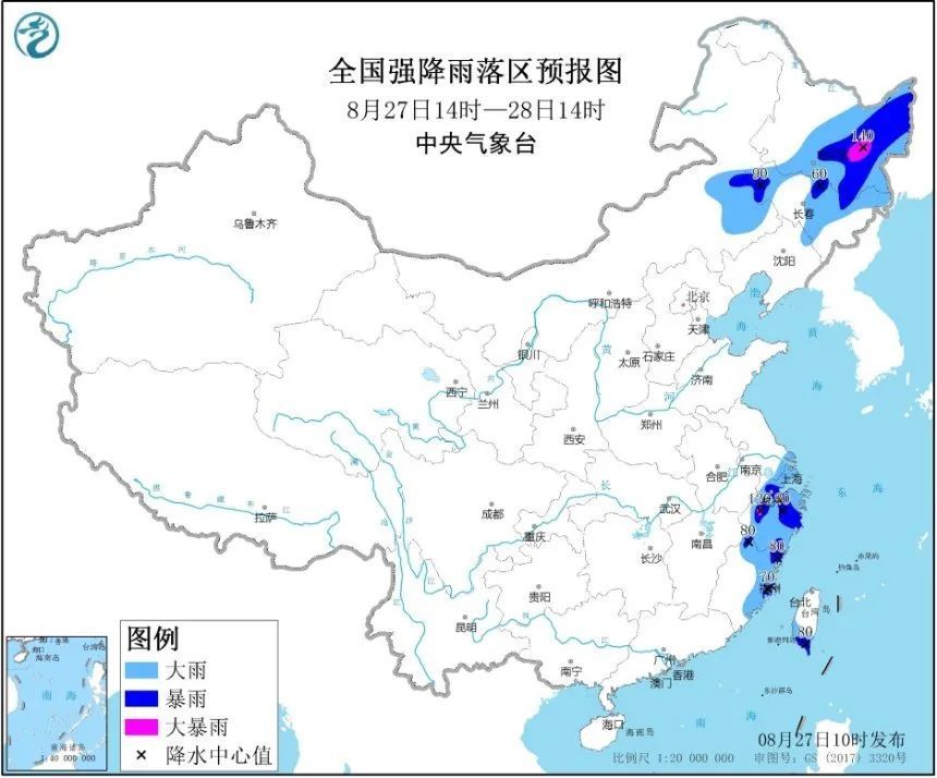 【台风路径实时发布系统】台风巴威登陆朝鲜 影响中国东北最新消息