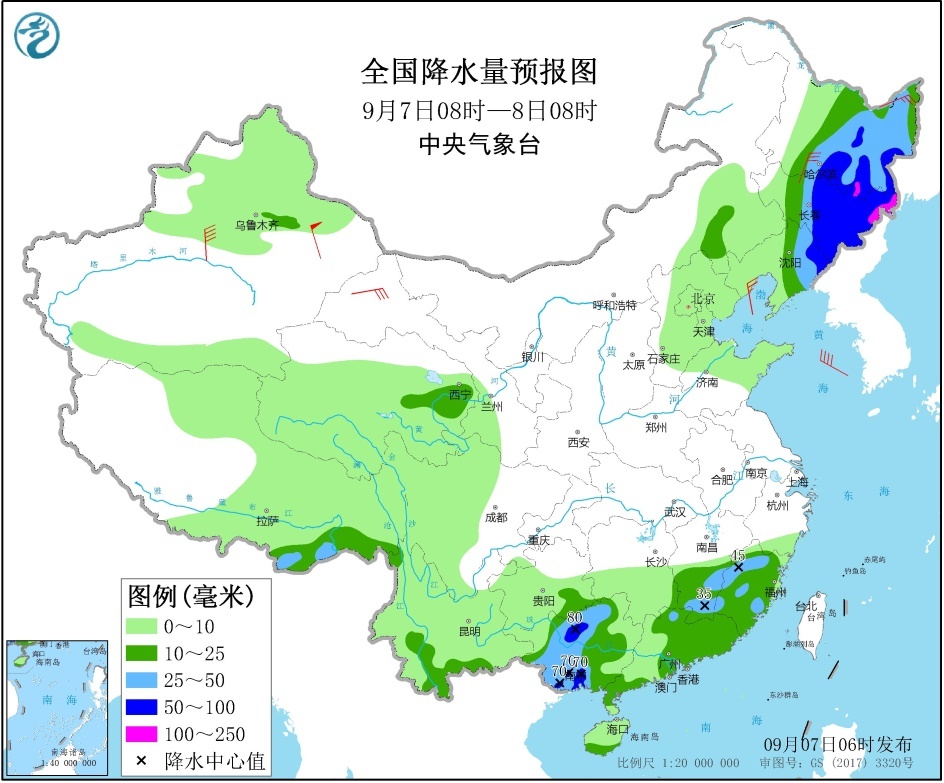 实属罕见!台风海神预计8日凌晨移入吉林 东北半个月内遭台风三连击