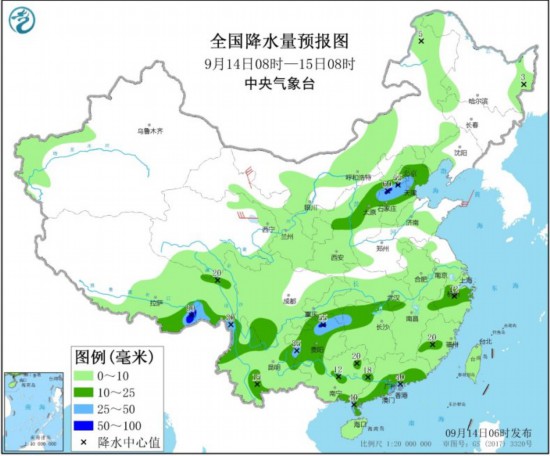 我国中东部将有大范围降雨 这些地方的人请重点防范!