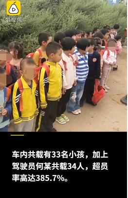 7座小车塞进33名幼童当校车 司机会面临什么样的处罚？