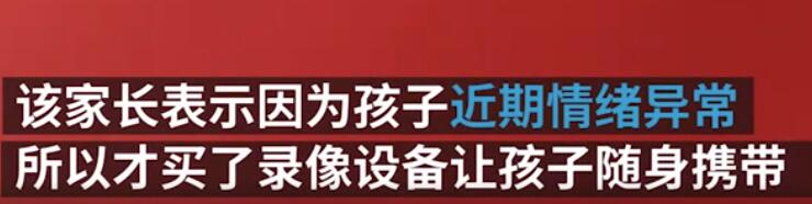 谁脑瓜子差一截？孩子戴录像设备录下老师打骂证据