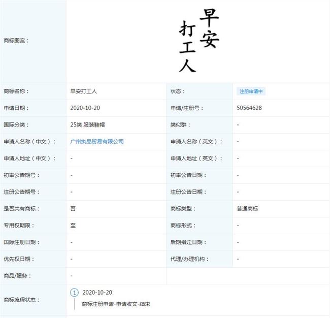 早安打工人已被注册商标 早安打工人是什么意思？