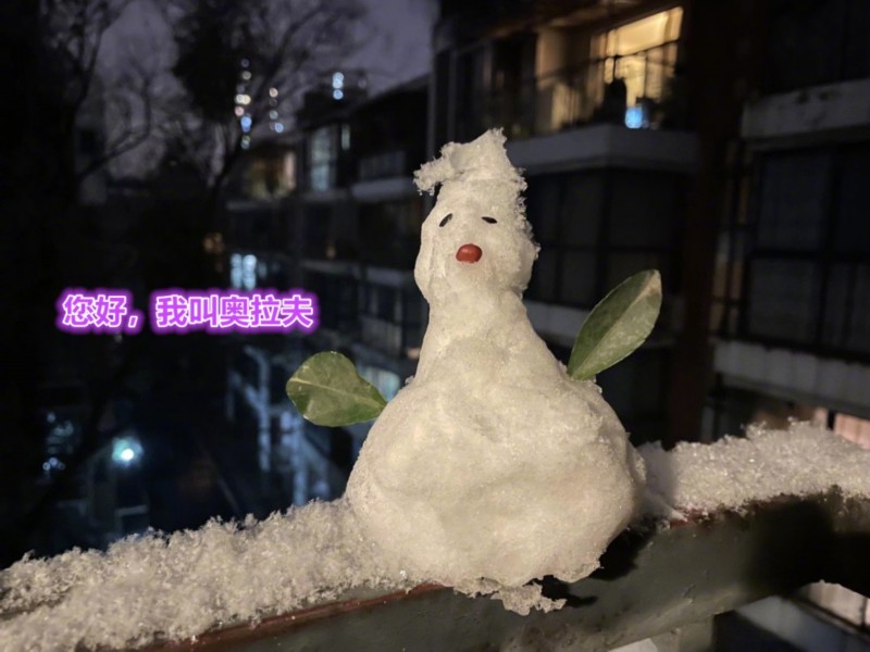 成都市民街头卖雪 北方人疑惑:买回去干嘛?