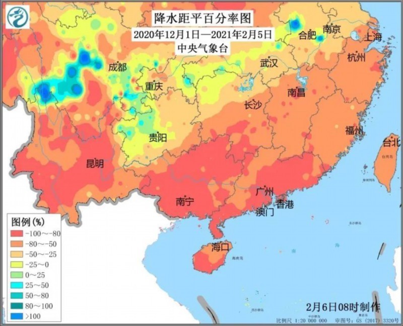 这波降雨有多强？冷空气已经“派货” 南方降雨将持续至春节前