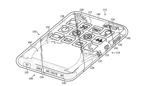 苹果新的专利向我们展示了全玻璃全屏iPhone如何运作