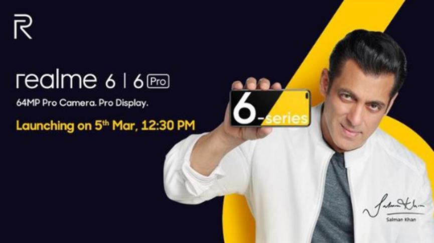 Realme 6系列将在Flipkart上市 而Realme Band在亚马逊上市