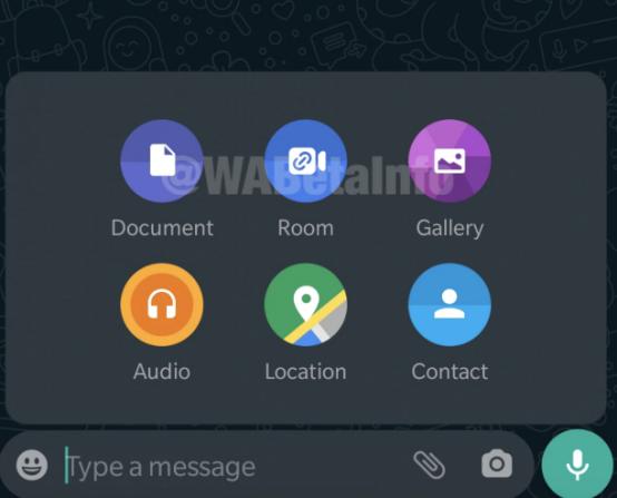 WhatsApp即将获得Facebook的Messenger Room选项