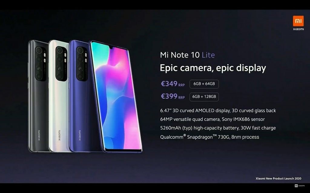 小米与小米Note 10 Lite一起在全球范围内推出了Redmi Note 9系列