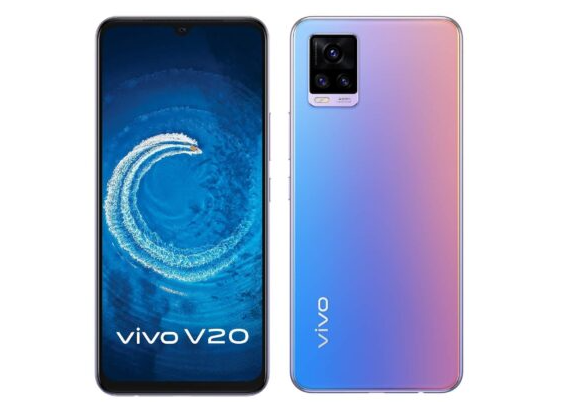 Vivo V20具有44 MP前置摄像头和64 MP主摄像头