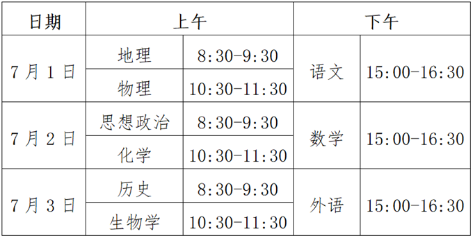 湖北：2023年普通高中学业水平合格性考试全省统考科目考试报名须知