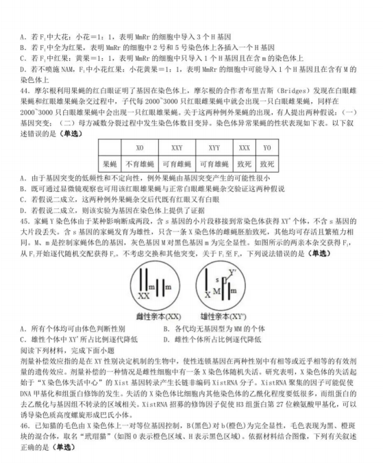 关注！2024年生物竞赛四川省初赛试题出炉